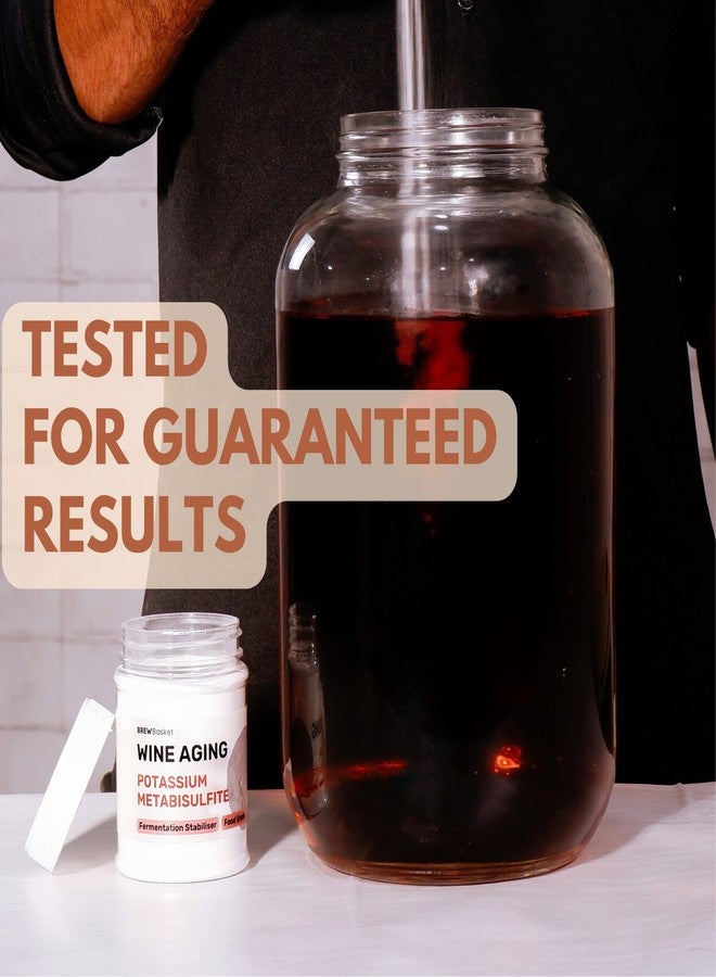 BREWBasket مسحوق ميتابيسلفيت البوتاسيوم من بريو باسكت، 180 غرام - مسحوق كامبدن لصنع النبيذ المنزلي، يحافظ على نكهات النبيذ - Image 3